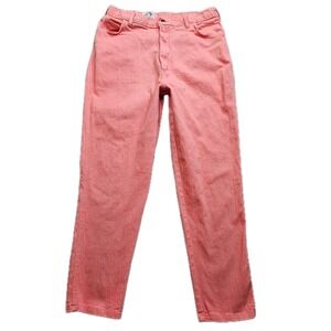 VINTAGE Cap Ferrat Jeans Womens 18W Pink Neon Mom High Rise USA Made 31x29